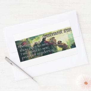 Conservatief Jesus op Residentie Stickers Set van