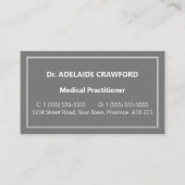 Conservatief, neutraal Visitekaartje (Voorkant)