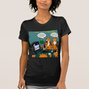 Conservatief Nieuws Grappige Cartoon T-shirt