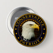Conservatief Patriot 2 Ronde Button 7,6 Cm (Voorkant /achterkant)
