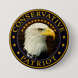 Conservatief Patriot 2 Ronde Button 7,6 Cm