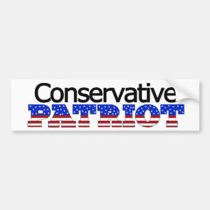 Conservatief Patriot Bumpersticker