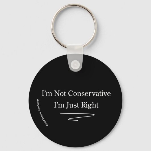 conservatief recht sleutelhanger (Voorkant)