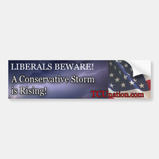 Conservatief Storm stijgend 1 Bumpersticker