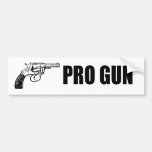conservatief voor de pistolen : PRO-PISTOOL Bumpersticker