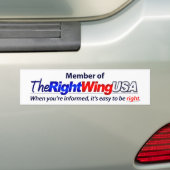 Conservatieve Bumpersticker (Op auto)