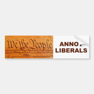 conservatieve bumpersticker