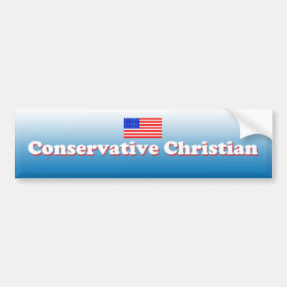 Conservatieve Christelijke Bumpersticker