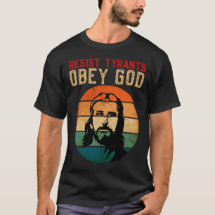 Conservatieve Christelijke weerstaan tirannen geho T-shirt