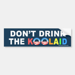 Conservatieve "Drink de kooset niet"-sticker Bumpersticker