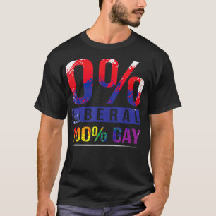 Conservatieve Gay Pride Rainbow Flag LGBT T-shirt