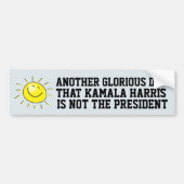 CONSERVATIEVE MAGA GRAPPIG KAMALA HARRIS BUMPERSTICKER (Voorkant)
