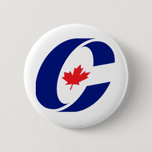 Conservatieve Partij van Canada Ronde Button 5,7 Cm