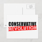 Conservatieve Revolutie Briefkaart (Voorkant / Achterkant)