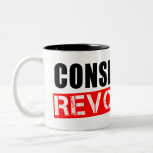 Conservatieve Revolutie Tweekleurige Koffiemok