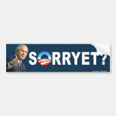 Conservatieve "Sorryet?" bumpersticker (Voorkant)