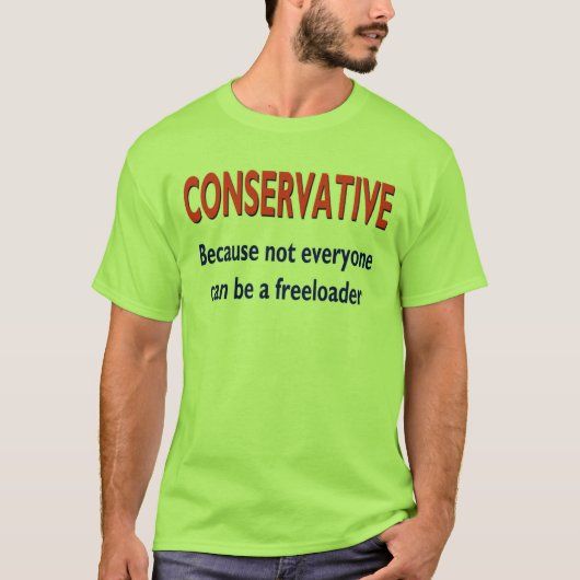 Conservatieve t-shirt (Voorkant)