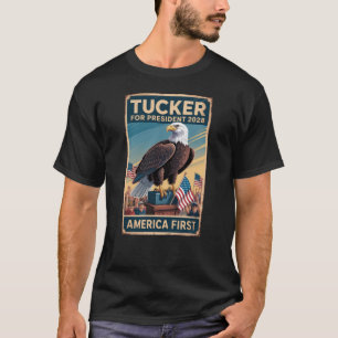 Conservatieve Tucker Carlson 2028 Verkiezing T-shirt