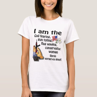 conservatieve vrouw t-shirt