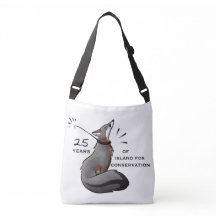 Conservation Island Fox Cross Body Bag