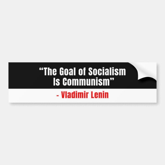 Conservative Bumper Sticker Anti-Socialism (Voorkant)