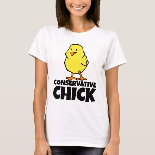 Conservative Chick Dames T-shirts (Voorkant)