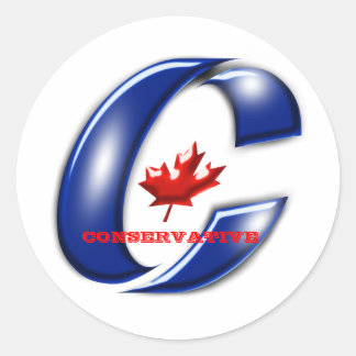 Conservative Party of Canada Political Merchandise Ronde Sticker
