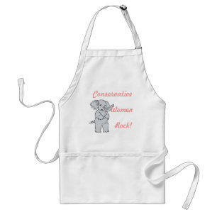Conservative Women Rock Apron Standaard Schort