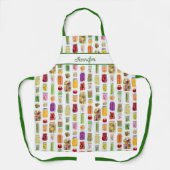 conservenpotten voor levensmiddelen schort (Voorkant)