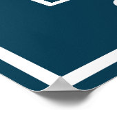 Conserver calme et lac Rice, affiche ON en vert RL (Coin)