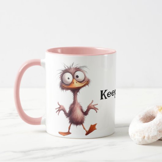 Conserver le café épicé Mug - Gras Sièges, Gras Vi (Avec donut)