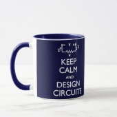 Conserver le calme Circuits Design Mug (Gauche)