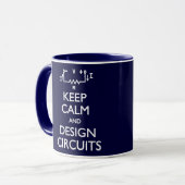Conserver le calme Circuits Design Mug (Devant gauche)