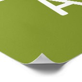 Conserver le calme et devenir un chef affiche pers (Coin)