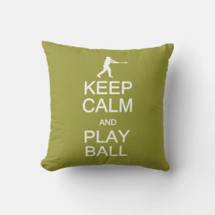 Conserver le calme et jouer Ball coussin personnal
