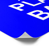 Conserver le calme et jouer Ball Impression ou aff (Coin)