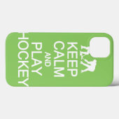 Conserver le calme et jouer Hockey coque ipad coul (Verso (horizontal))