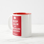 Conserver le calme et Kare-Kare Bagoong Mug philip (Devant gauche)