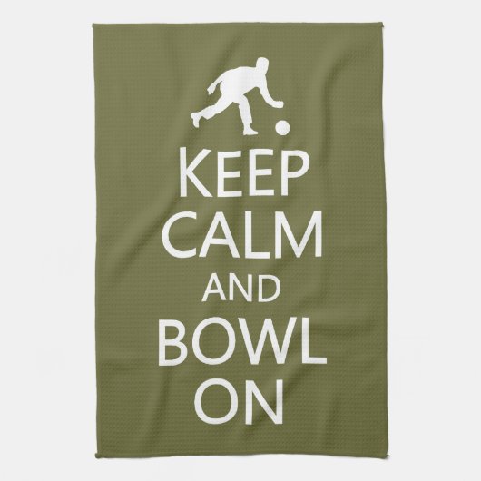 Conserver le calme et la botte Sur la serviette de (Vertical)