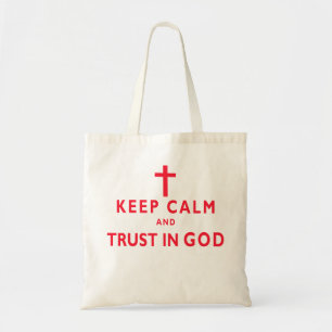 Conserver le calme et la confiance en Dieu Sacs fo