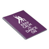 Conserver le calme et la danse sur un carnet de co (Côté Droit)