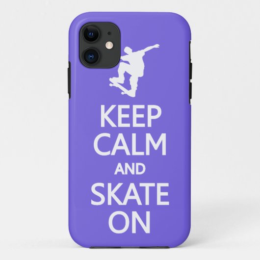 Conserver le calme et le patinage sur le coque iph (Dos)