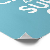 Conserver le calme et le Surf sur impression / aff (Coin)