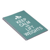 Conserver le calme et les poids de levage carnet c (Côté Droit)