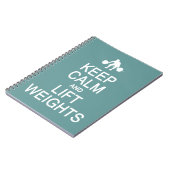 Conserver le calme et les poids de levage carnet c (Côté gauche)