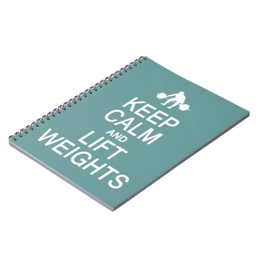 Conserver le calme et les poids de levage carnet c (Côté gauche)