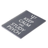 Conserver le calme et l'étude Psych carnet personn (Côté gauche)