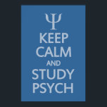 Conserver le calme et l'étude Psych poster personn<br><div class="desc">En utilisant la fonction "customiser", vous pouvez modifier (modifier) la couleur arrière - plan de cet élément et ajouter votre propre texte si vous le souhaitez. Voir ma boutique pour plus d'articles avec, et choix de couleurs de, ce design.</div>