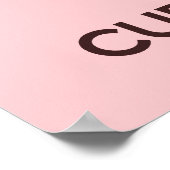 Conserver le calme et manger des gâteaux Poster (Coin)