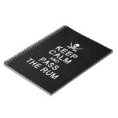 Conserver le calme et passer le rhum carnet person (Côté gauche)